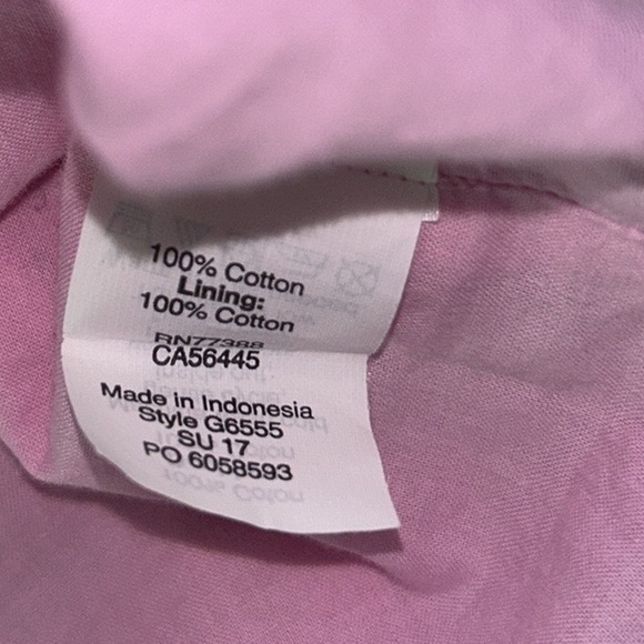 J. Crew Pink Eyelet Short Sleeve Top - 6 - Picture 9 of 11